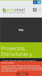 Mobile Screenshot of ecosteelestructuras.com