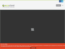 Tablet Screenshot of ecosteelestructuras.com